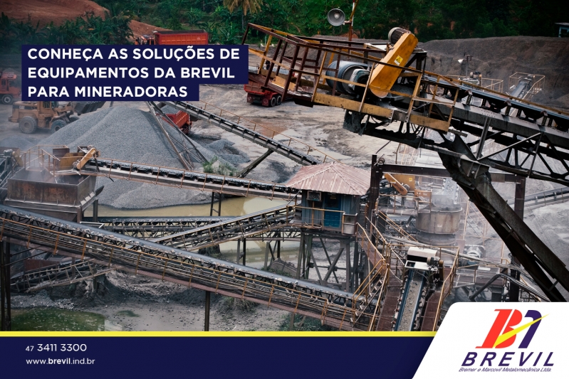 Conheça as soluções de equipamentos da Brevil para mineradoras