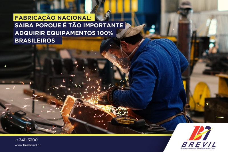 Fabricação nacional: saiba porque é tão importante adquirir equipamentos 100% brasileiros Fabricação nacional: saiba porque é tão importante adquirir equipamentos 100% brasileiros